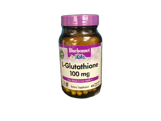 Bluebonnet L-Glutathione 100mg 60 veg caps