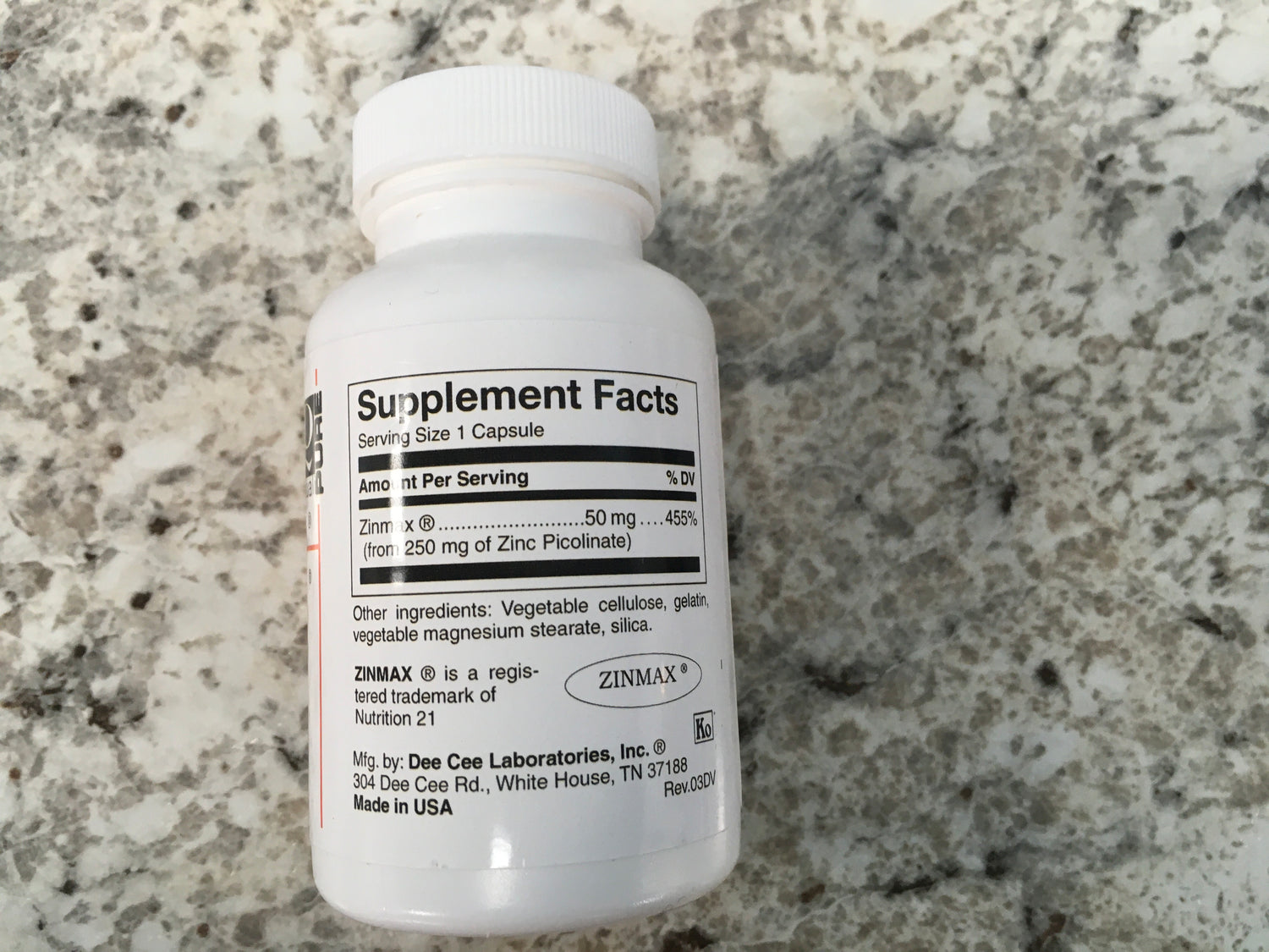 ZinMax Picolinate  120 capsules