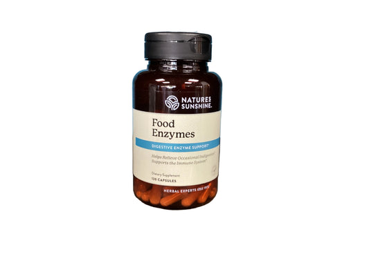 Natures sunshine Food enzymes  120 caps