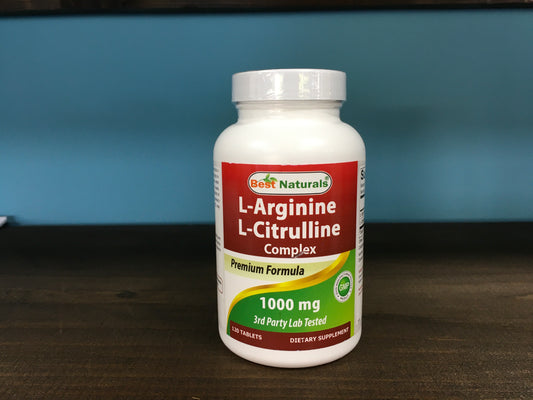 L-Arginine & L-citrulline 1000mg 120 tabs