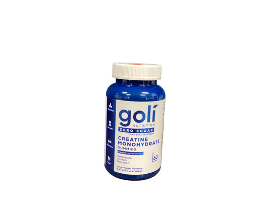 Goli Creatine Monohydrate gummies 60 ct
