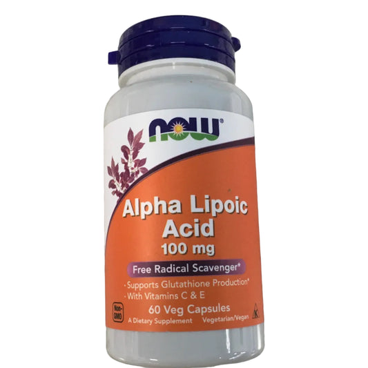 Alpha Lipoic Acid 100mg 60 veg capsules
