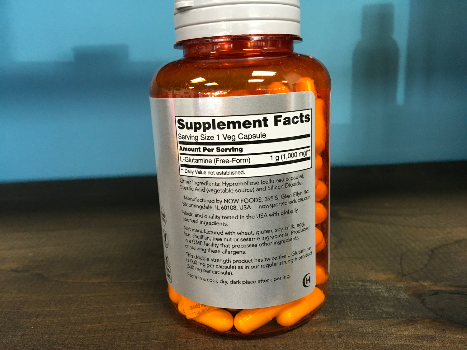 L-Glutamine 1000mg 120 caps