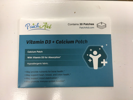 patch aid vitamin D3 + calcium 30ct