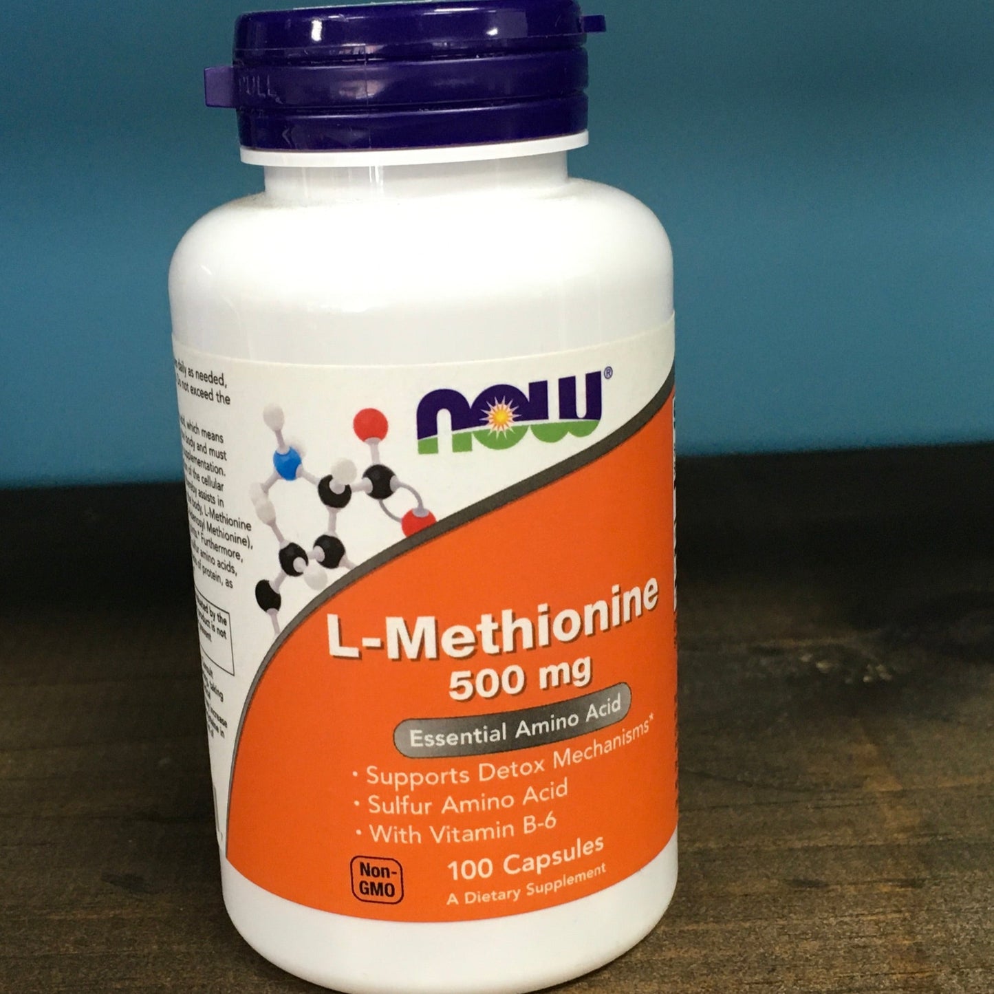 L-Methionine 500mg 100 caps.