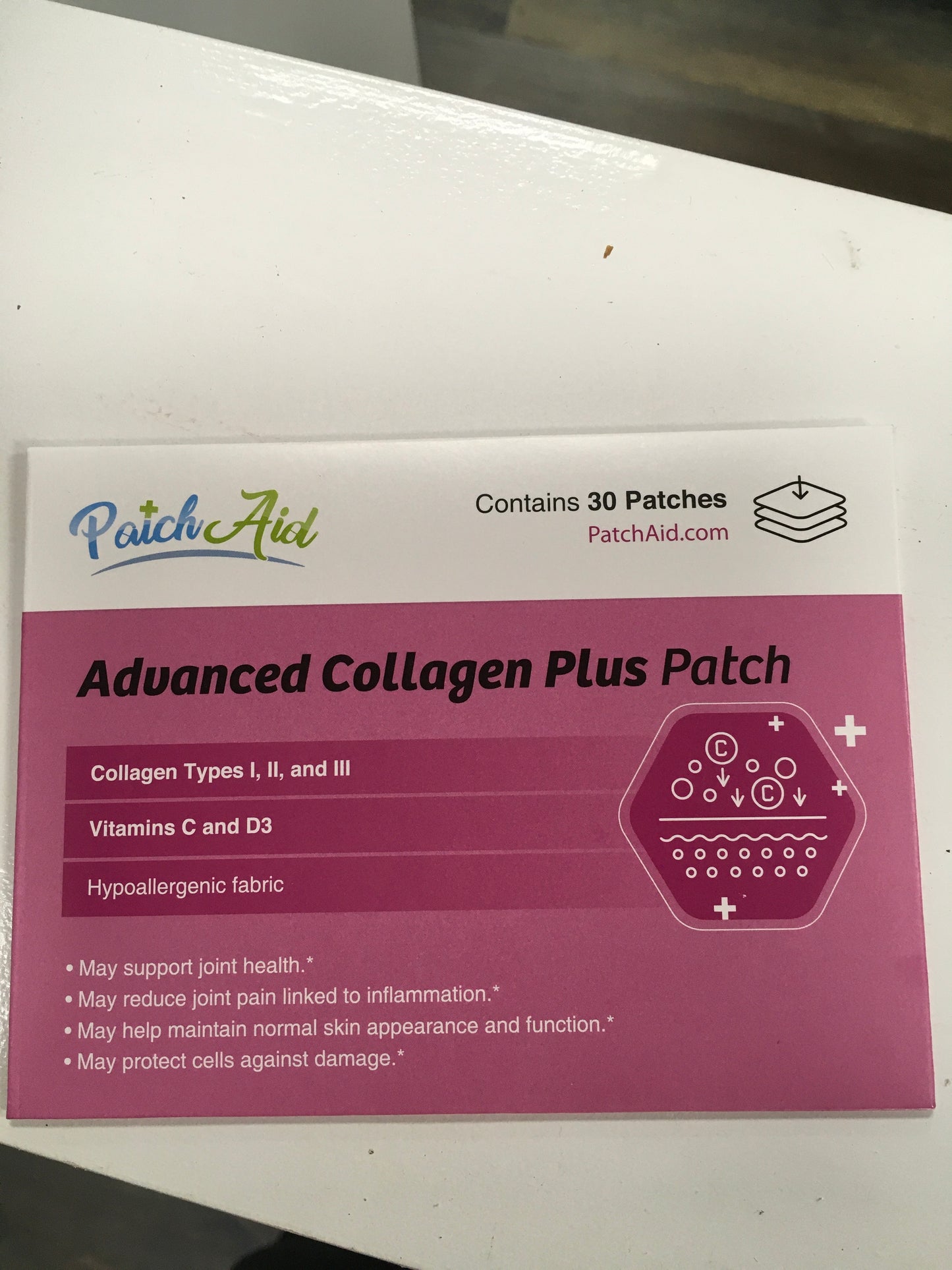 patch aid advanced collagen plus 30ct