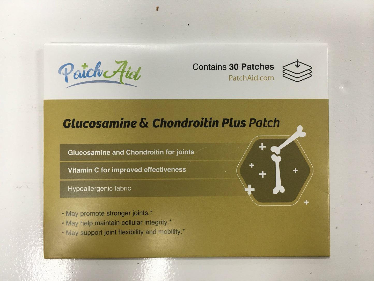 patch aid glucosamine and chondroitin plus 30ct