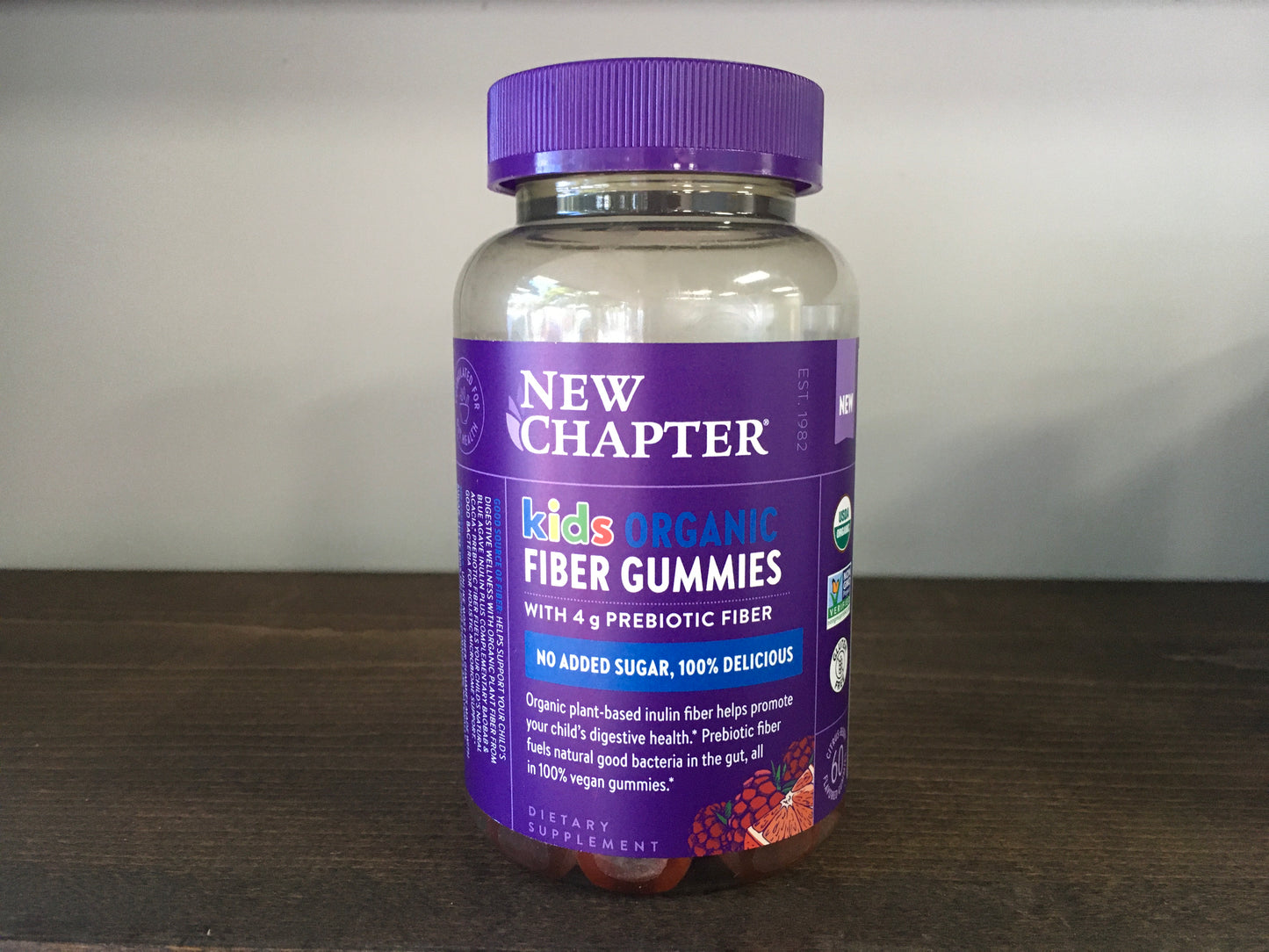 New Chapter KIDS organic fiber gummies 60ct