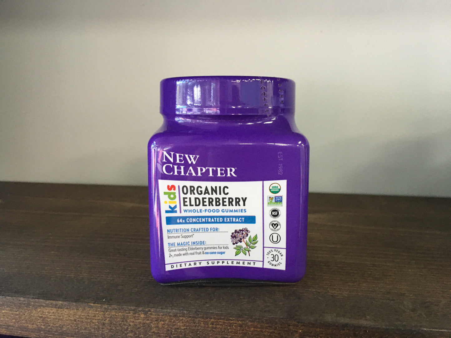 New Chapter KIDS organic elderberry 30ct gummies