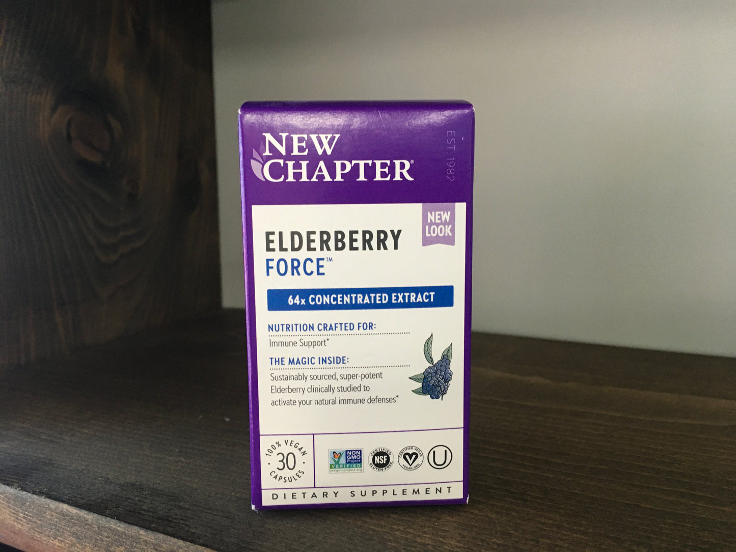 New Chapter Elderberry force 30ct caps