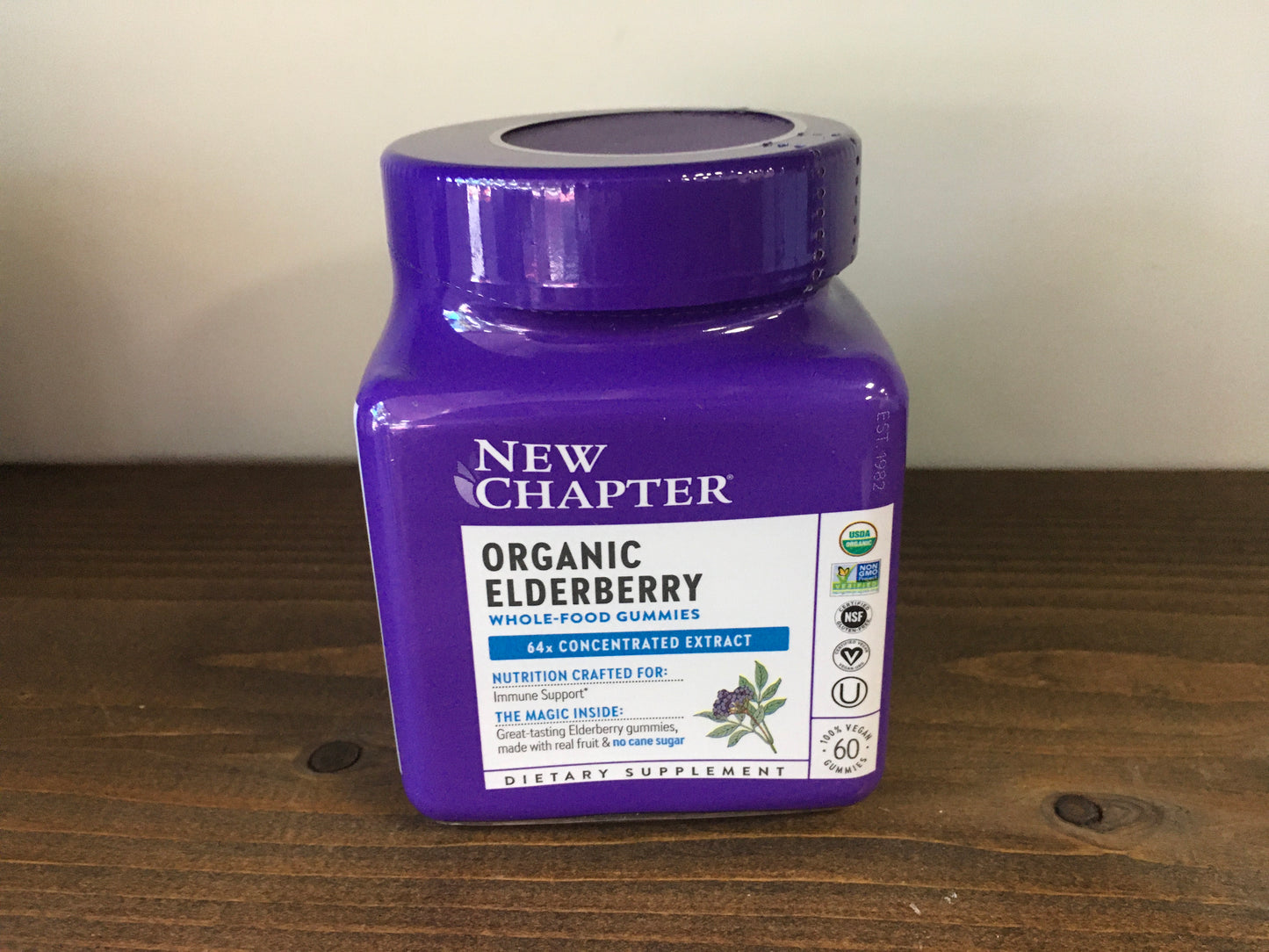 New Chapter organic elderberry gummies 60ct