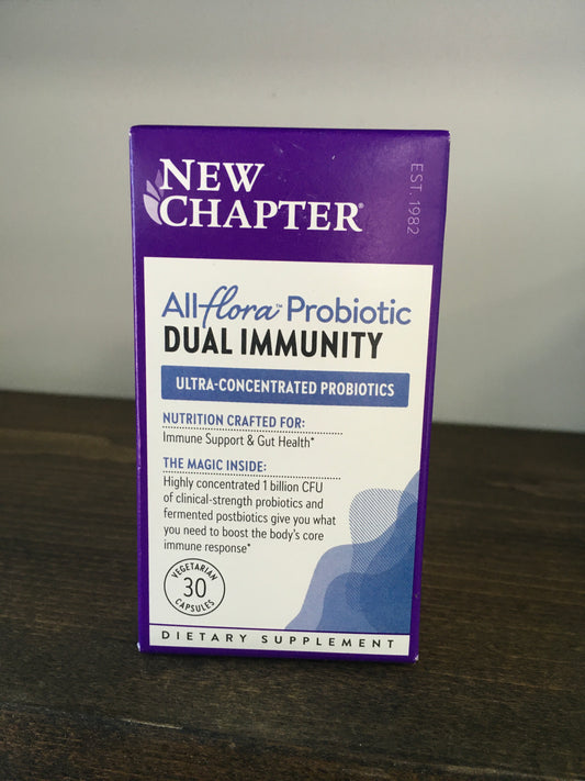 New Chapter all flora probiotic dual immunity 30ct capsules