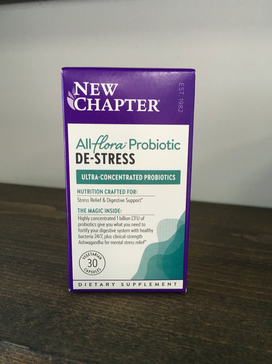 New Chapter Allflora probiotic de-stress 30 caps