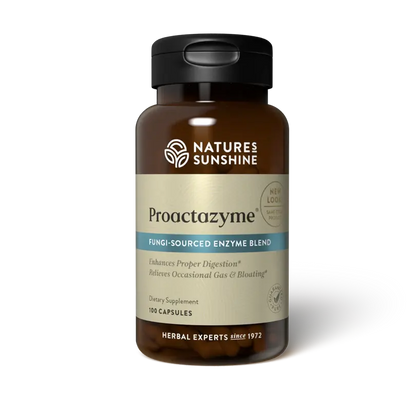 Nature Sunshine Proactazyme fungi-sourced enzyme blend 100ct vegcaps