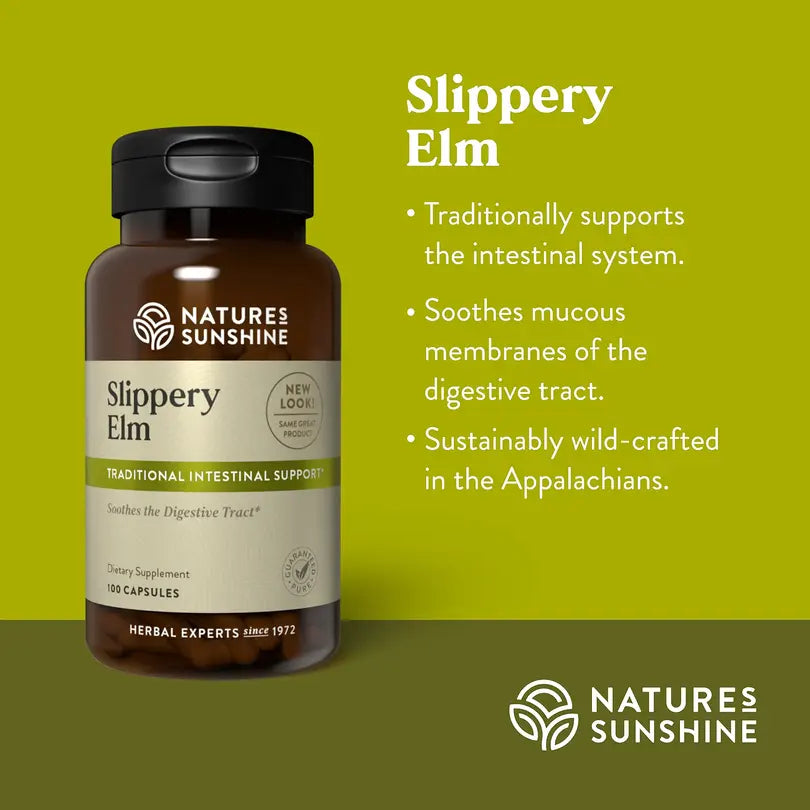 Nature sunshine slippery elm 100 caps
