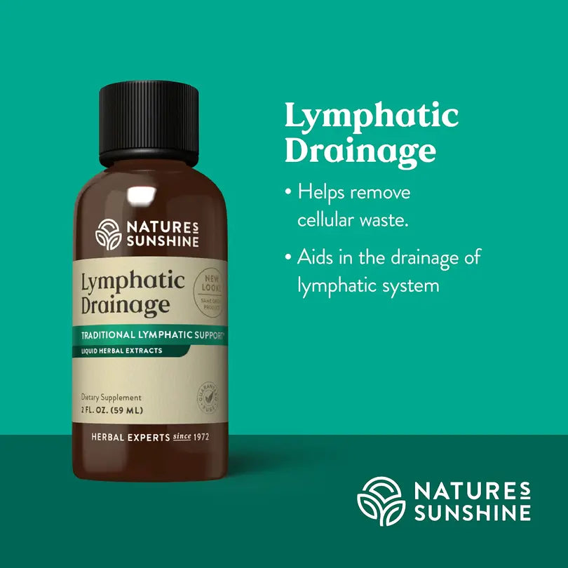 Natures sunshine lymphatic drainage 2 fl oz.