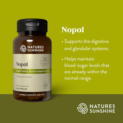 Nature Sunshine Nopal 100 Vcaps