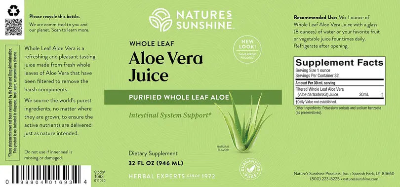 Aloe Vera (whole leaf ) Juice