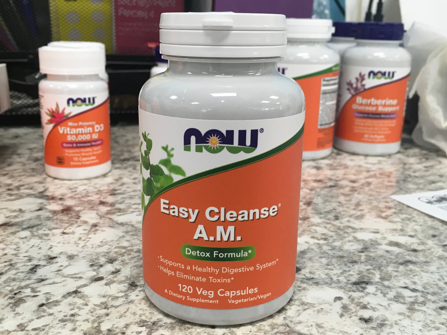 Easy cleanse A.M. Detox formula 120 veg caps  .