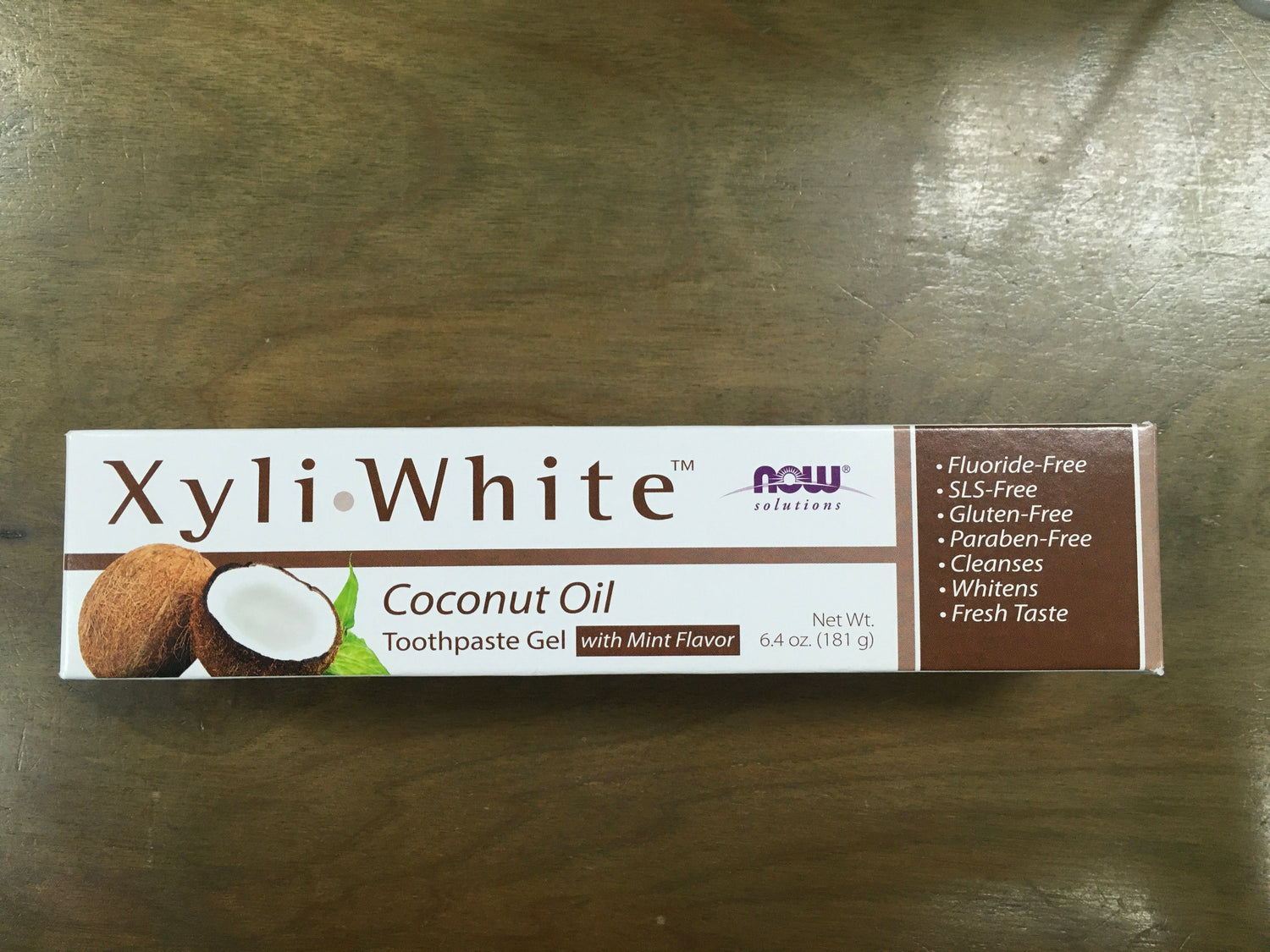 Coconut oil toothpaste 6.4oz o