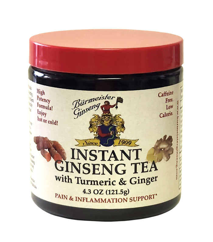 American Panax Ginseng, Turmeric & Ginger Instant Tea, 4.3 oz (30 servings)