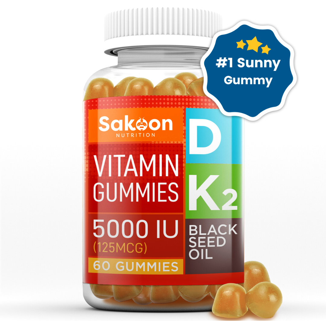 5000 IU Vitamin D3 With Vitamin K2 & Black Seed Oil (Only Online)