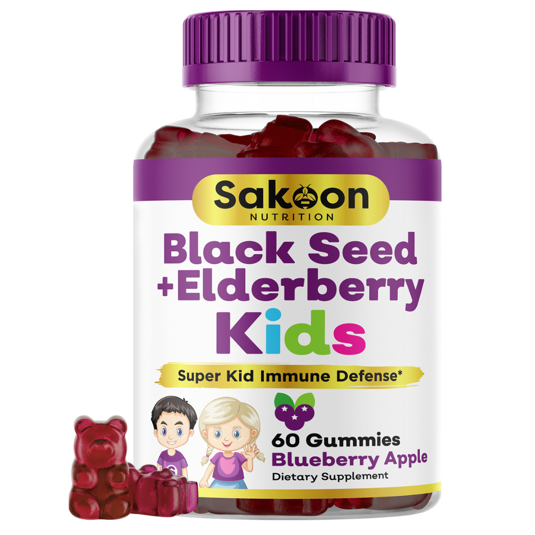 Kids Black Seed + Elderberry Gummies ( only online )