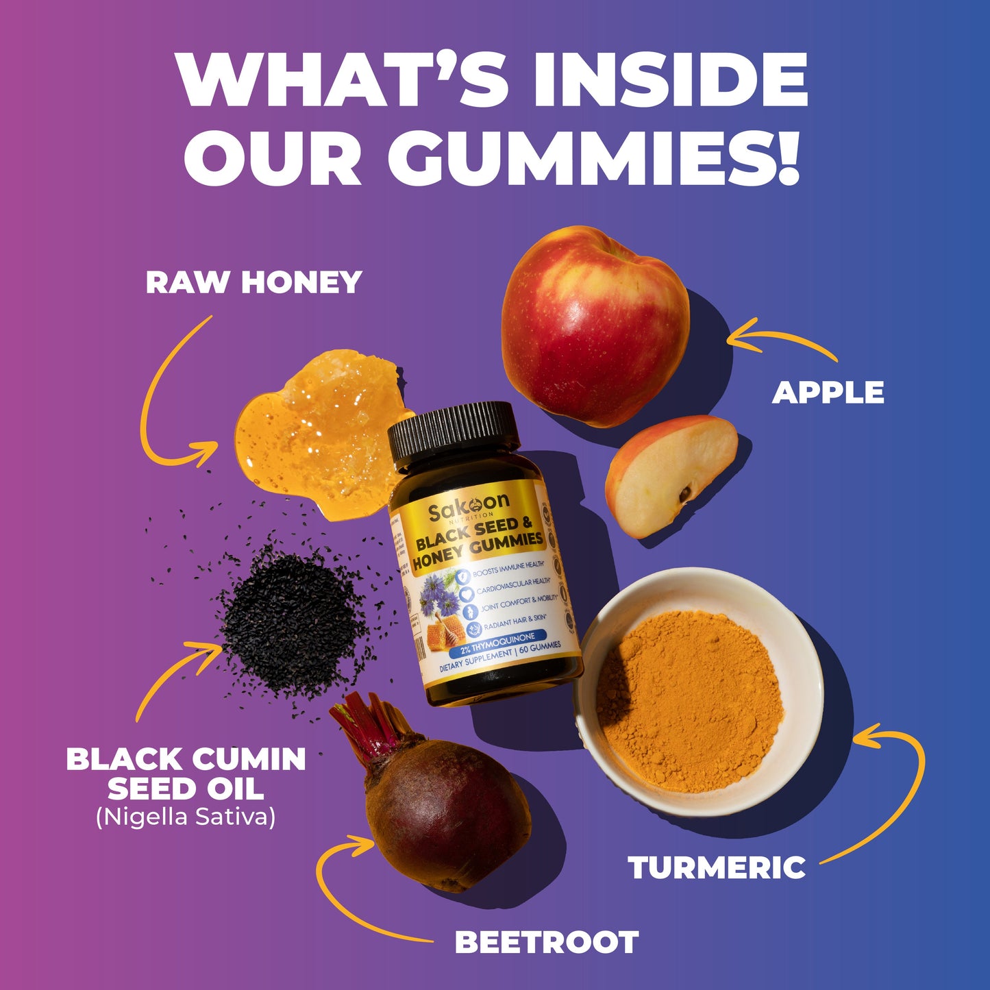 Black Seed Oil & Honey Gummies (only online)