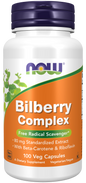 NOW Bilberry Complex 100 Veg Capsules
