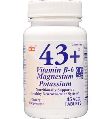 43+ Vit B6 Mag Potassium 45 tablets /30% off  for limited time