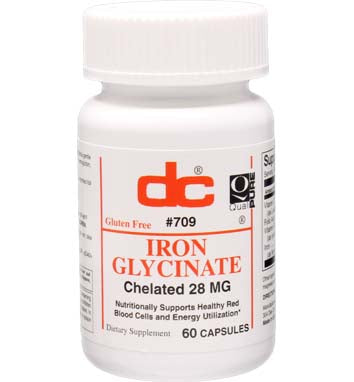 Iron Glycinate  (chelated 28mg)