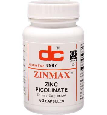 Zinmax  (zinc Picolinate) 60caps.