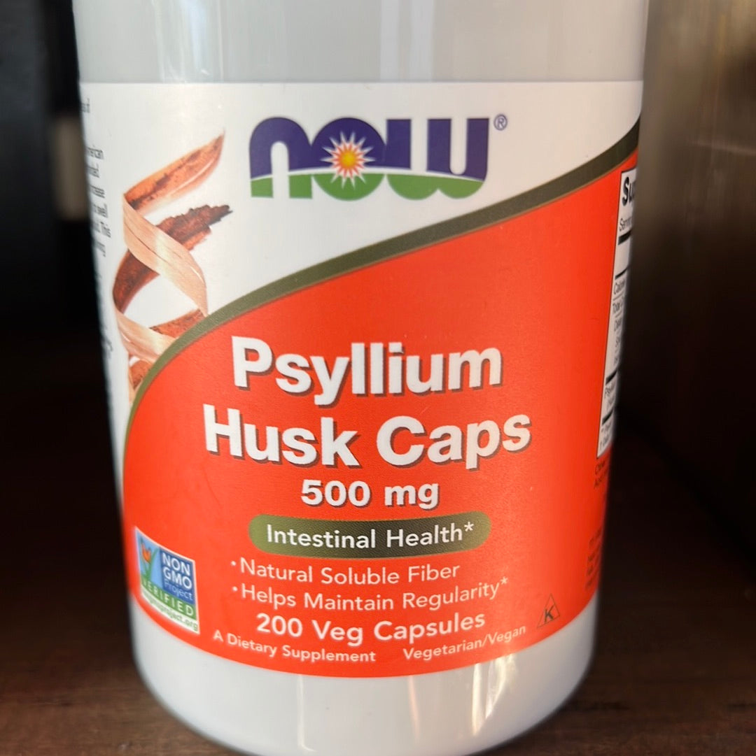 Psyllium Hush Caps, 500 mg, 200 Veg Capsules