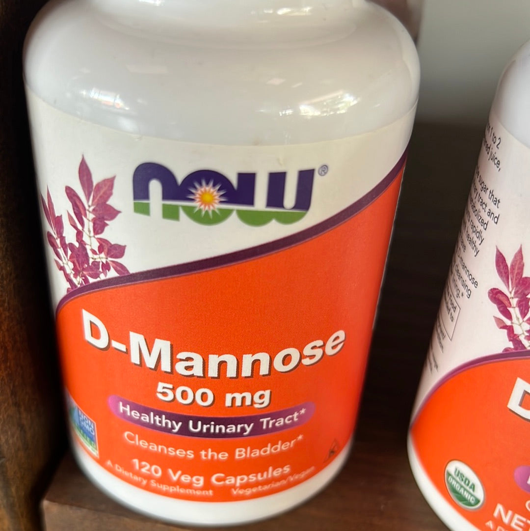 D-Mannose, 500 mg, 120 Veg Capsules