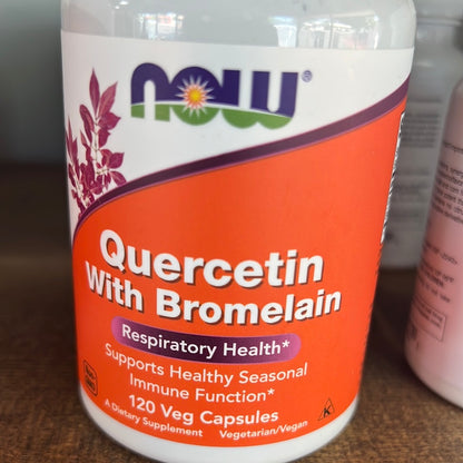 Quercetin with Bromelain, 120 Veg Capsules