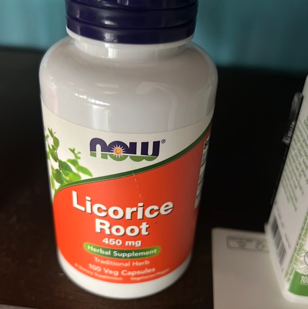 Licorice Root, 450 mg, 100 Veg Capsules