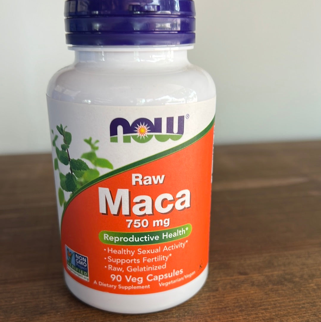 Maca, Raw, 750 mg, 90 Veg Capsules