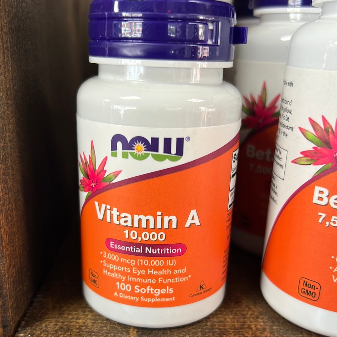 Vitamin A, 10,000 IU, 100 Softgels