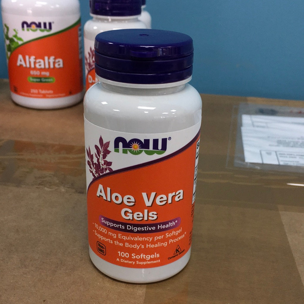 NOW Aloe Vera gels 100 softgels