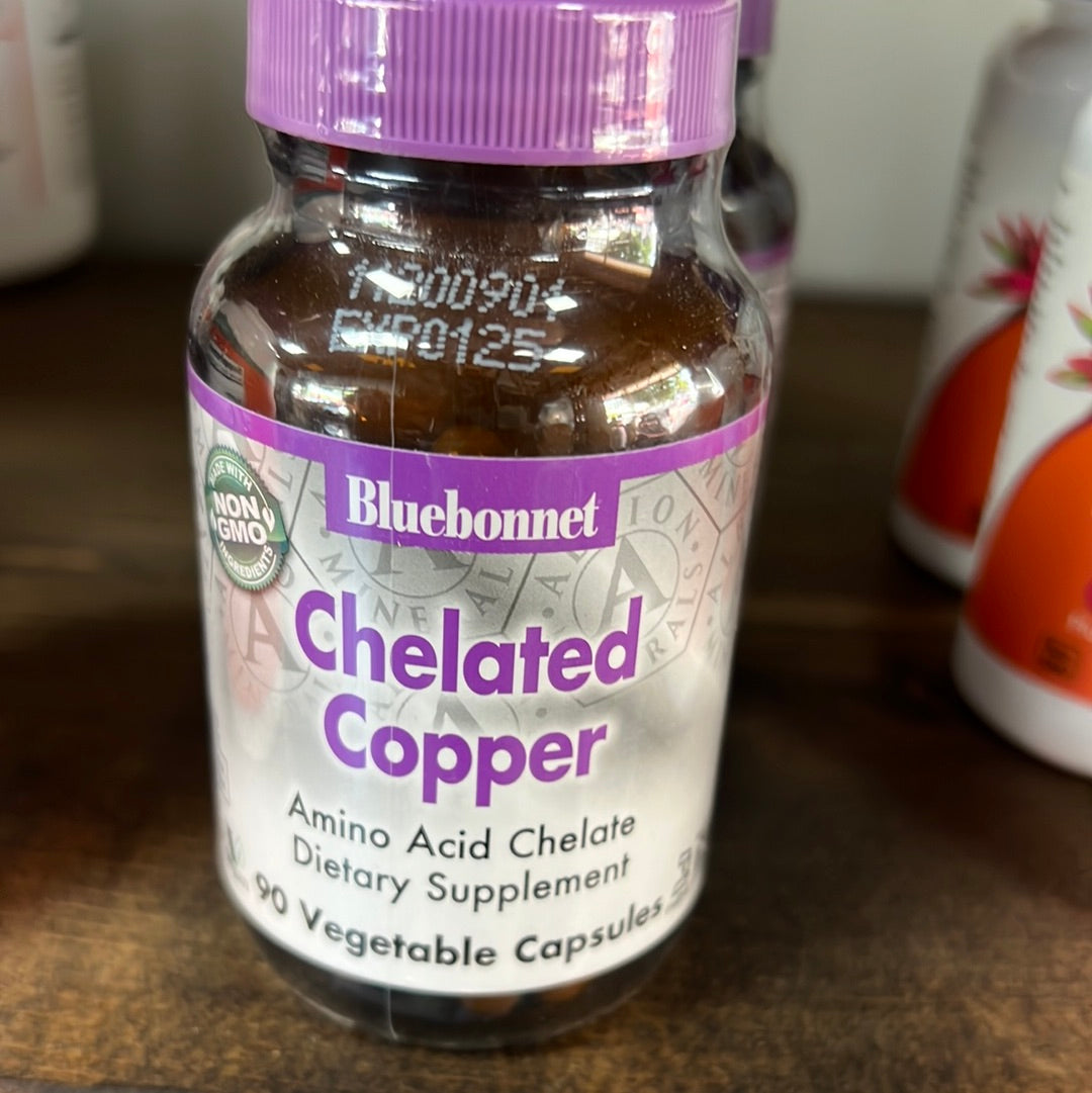 Chelated Copper, 90 Vegetable Capsules