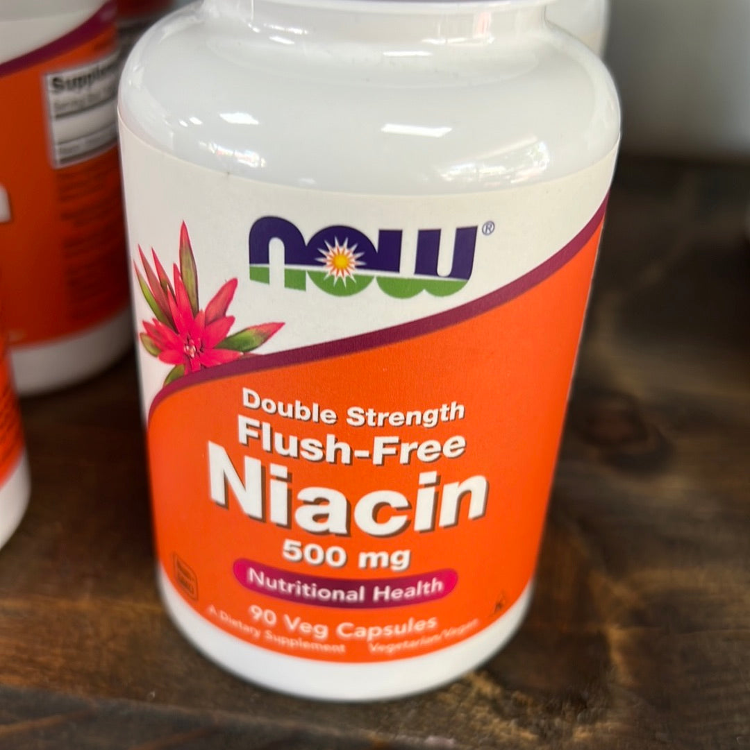 Flush-Free Niacin, Double Strength, 500 mg, 90 Veg Capsules