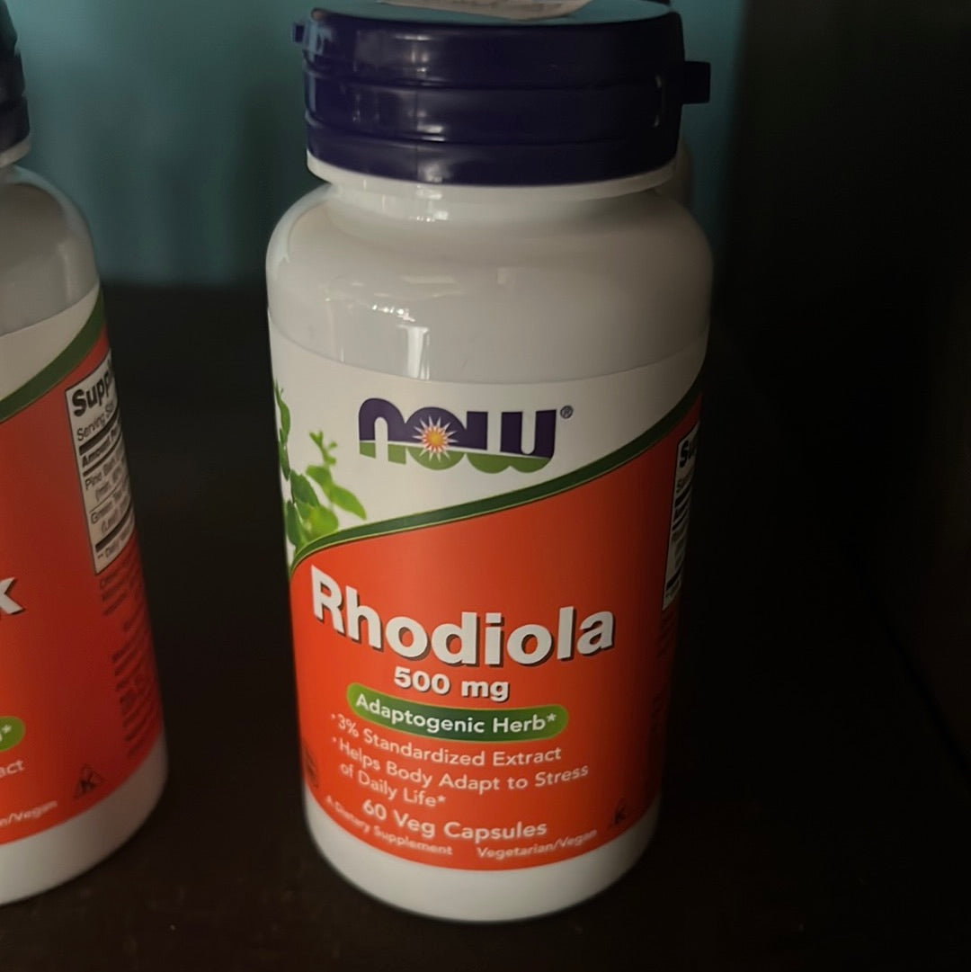 Rhodiola, 500 mg, 60 Veg Capsules