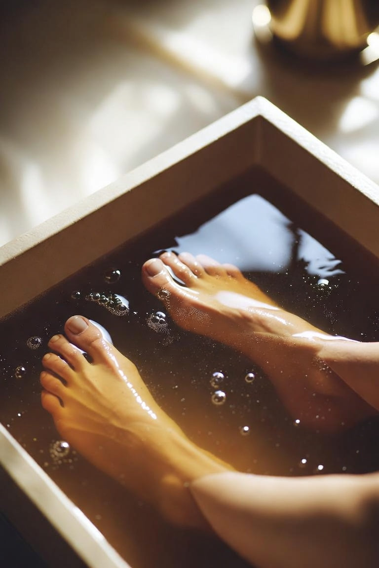 Ionic foot detox bath at The Natural Life