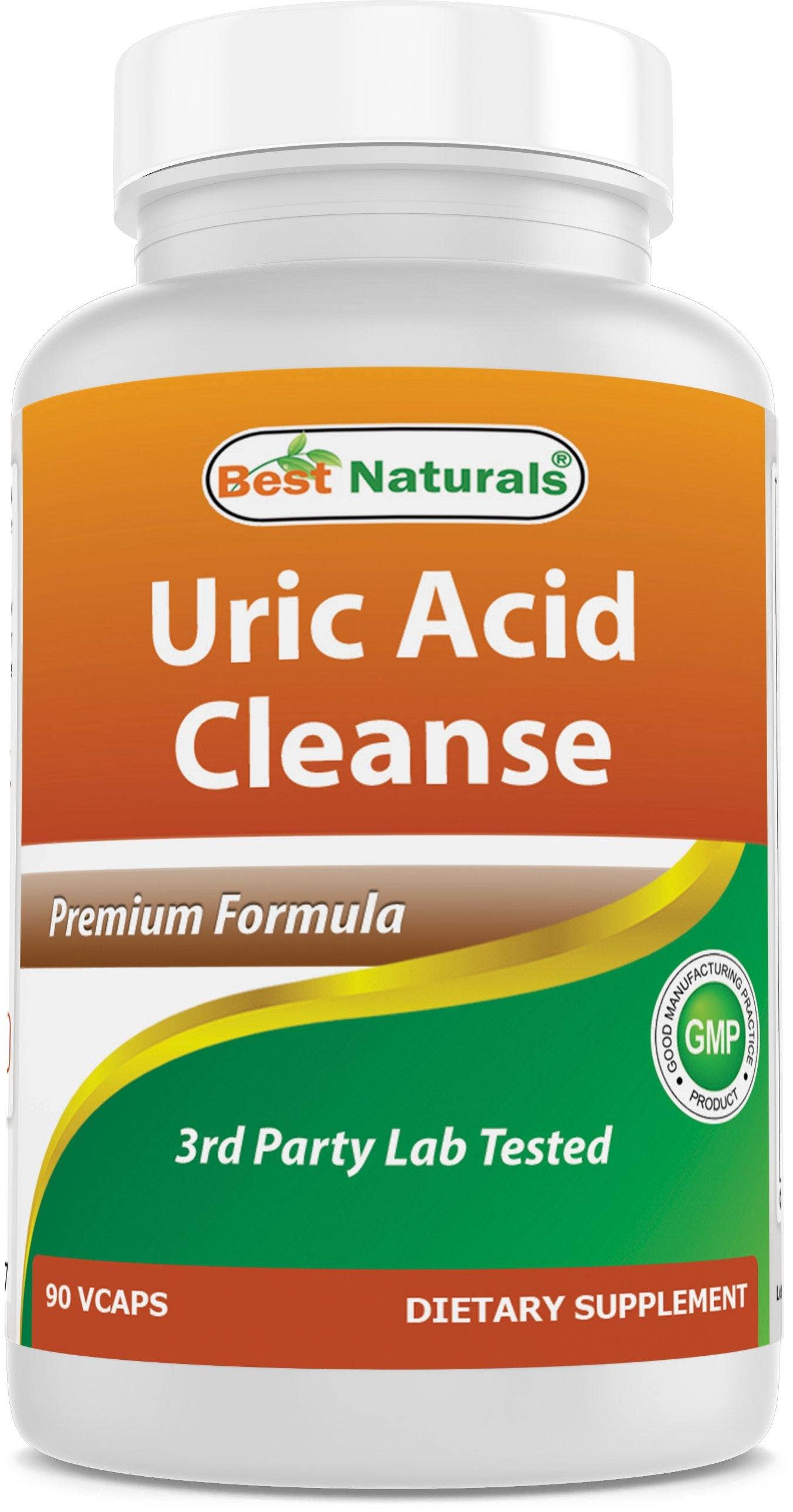 Uric Acid Cleanse Vitamins for Men and Women - 90 Vegetarian Capsules