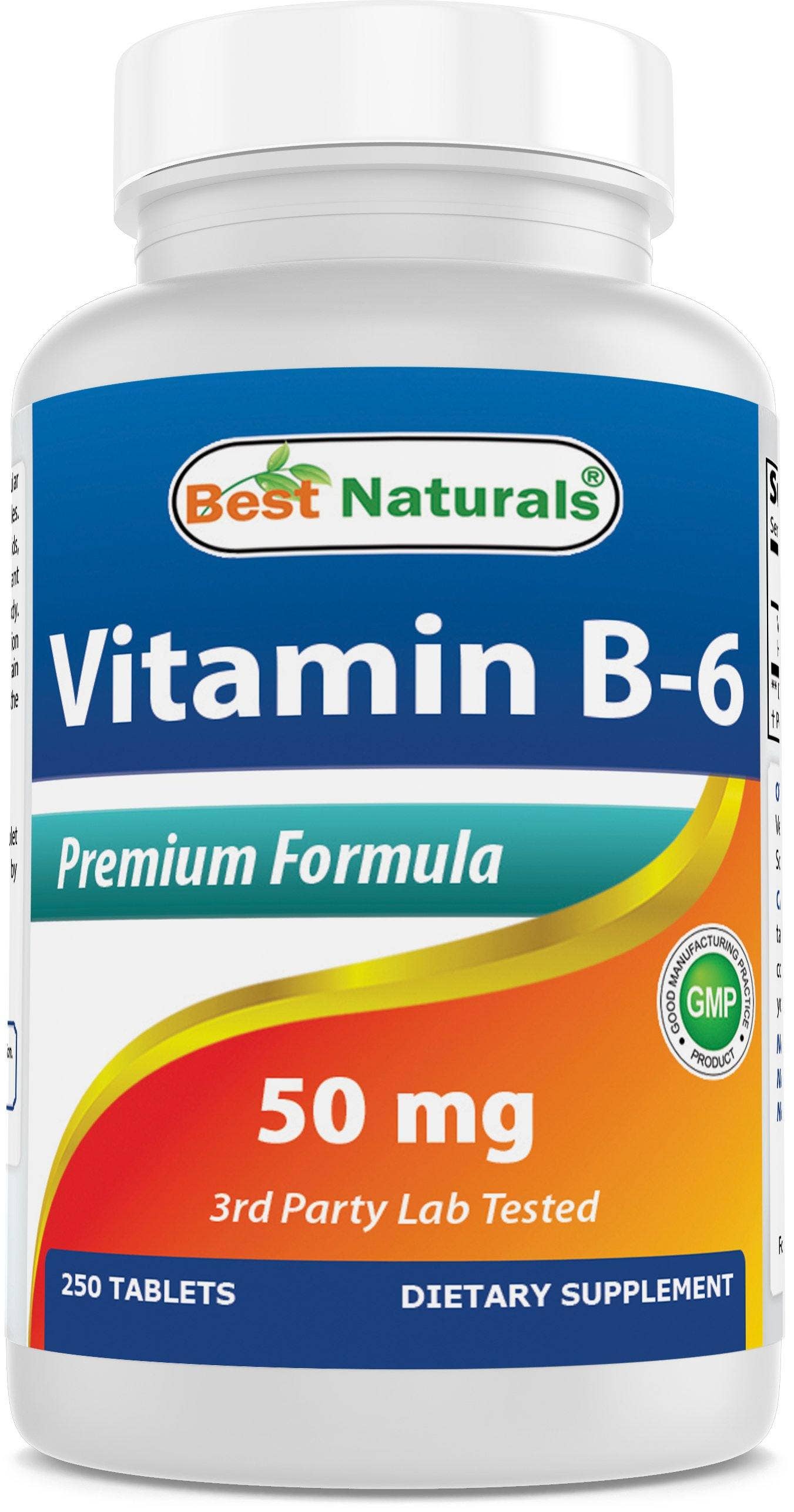 Vitamin B-6 50 mg 250 Tablets