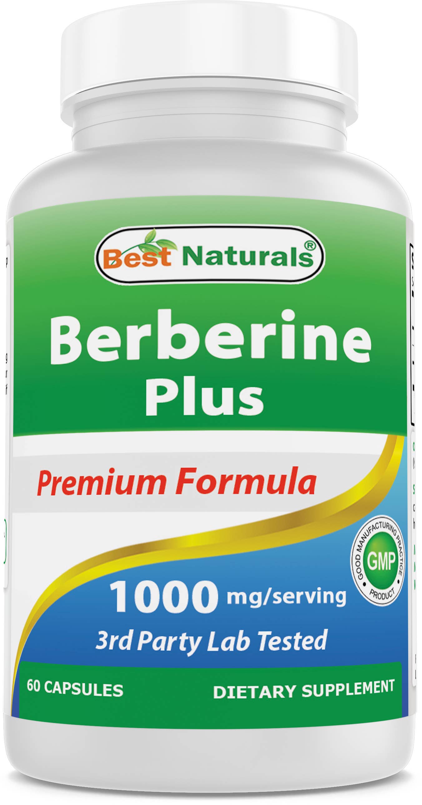 Berberine Plus 1000 mg per serving 60 Capsules